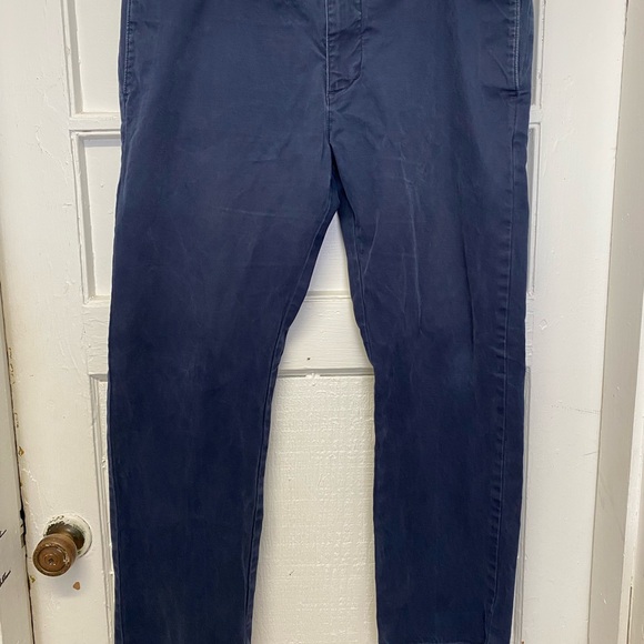 Pacific collection MENS chino pant blue size W38 X L 29 - Picture 2 of 9
